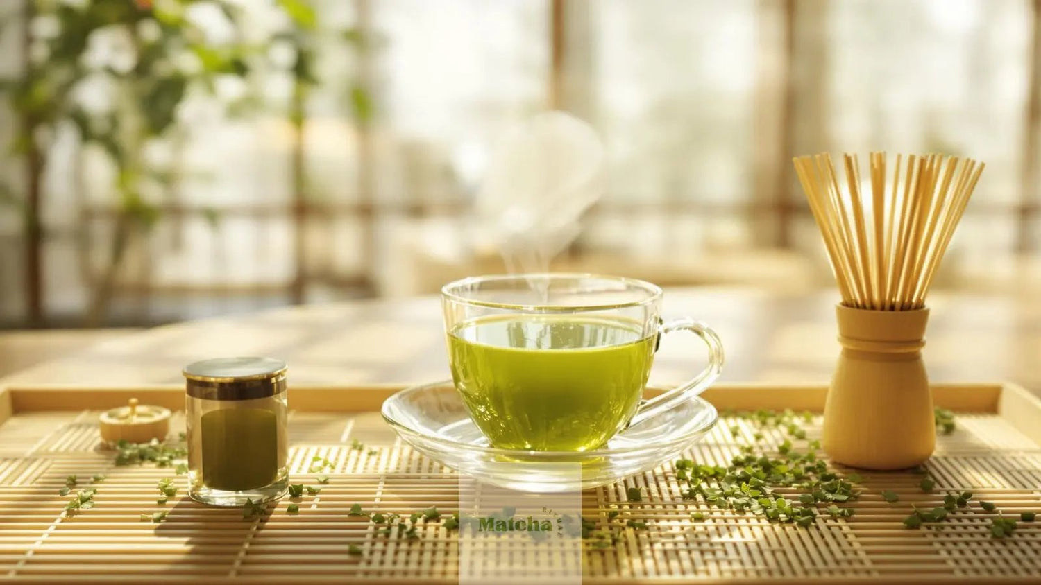 Le matcha pour remplacer le café dans une tasse à café