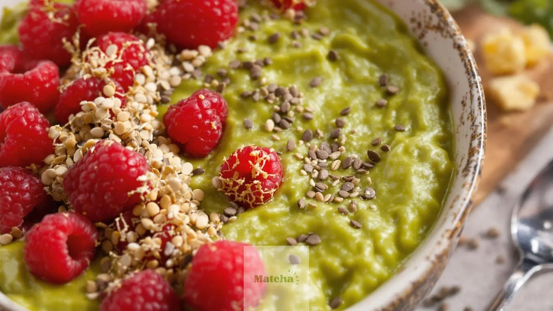 BOL DE MATCHA PORIDGE ET AVOINE