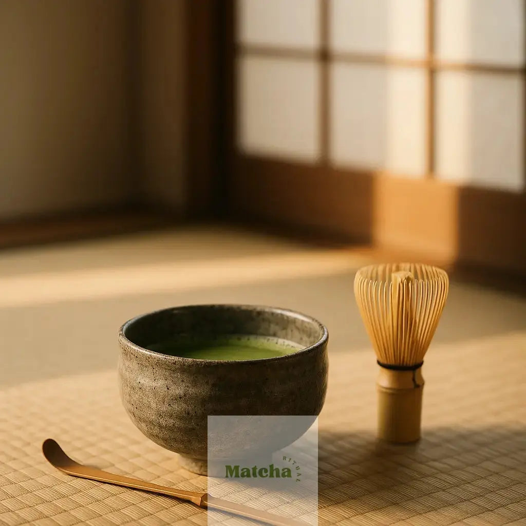 preparatif pour la cérémonie du matcha